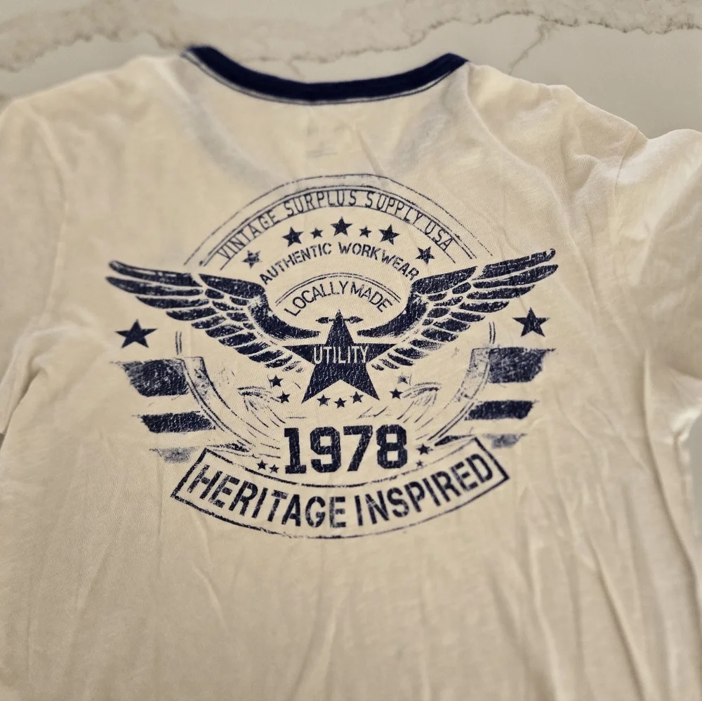 NWT Pilcro Cotton Graphic Tee - Picture 7 of 10